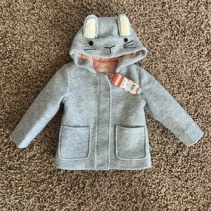 Cat & Jack Bunny Pea Coat New